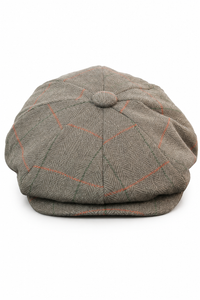 Peaky Blinders pet met tweed ruitjesmotief voor heren