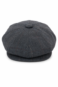 Peaky Blinders pet met tweed ruitjesmotief voor heren