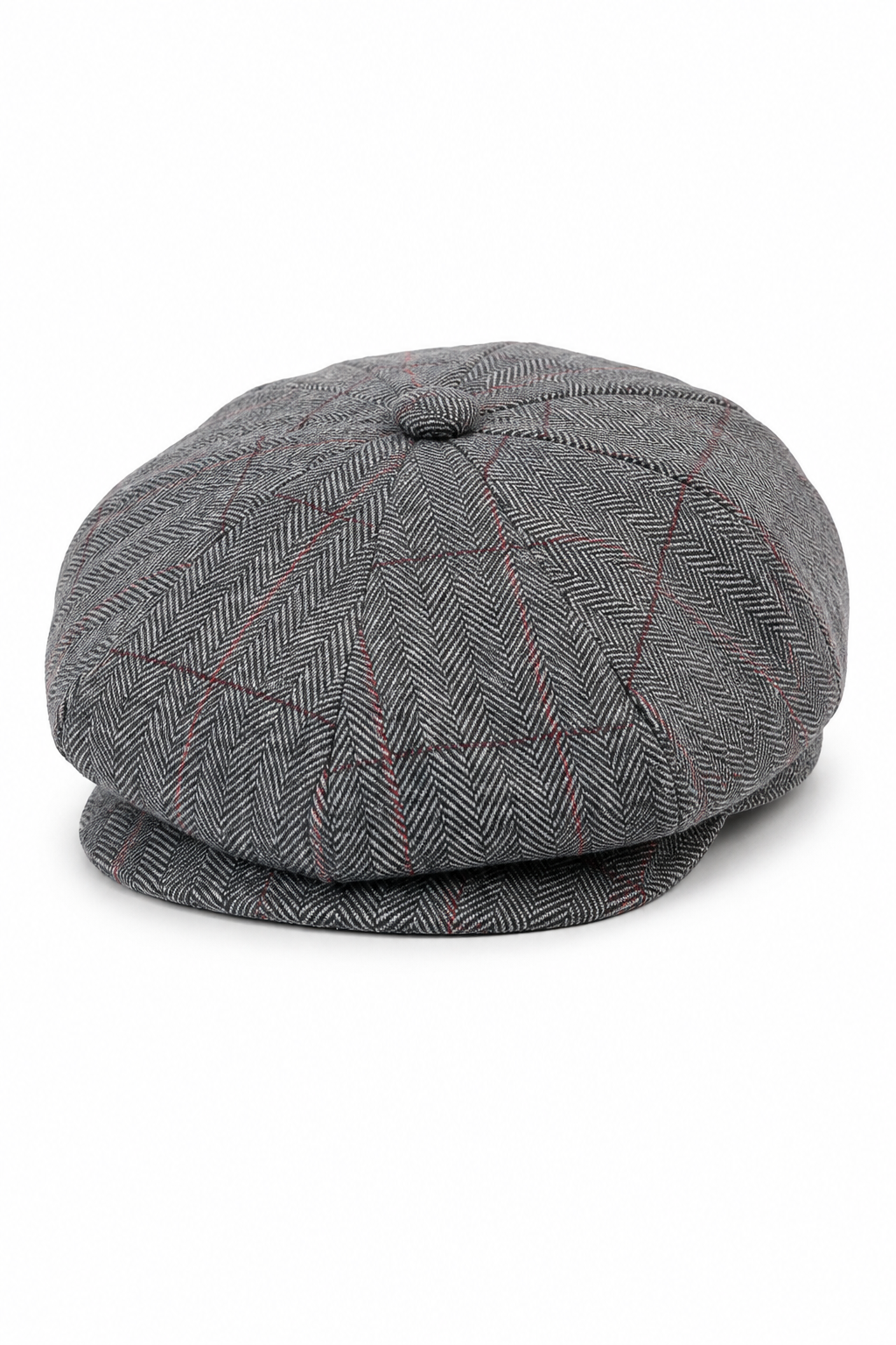 Peaky Blinders pet met tweed ruitjesmotief voor heren