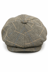Peaky Blinders pet met tweed ruitjesmotief voor heren