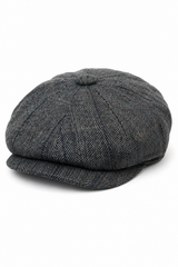 Peaky Blinders pet met tweed ruitjesmotief voor heren