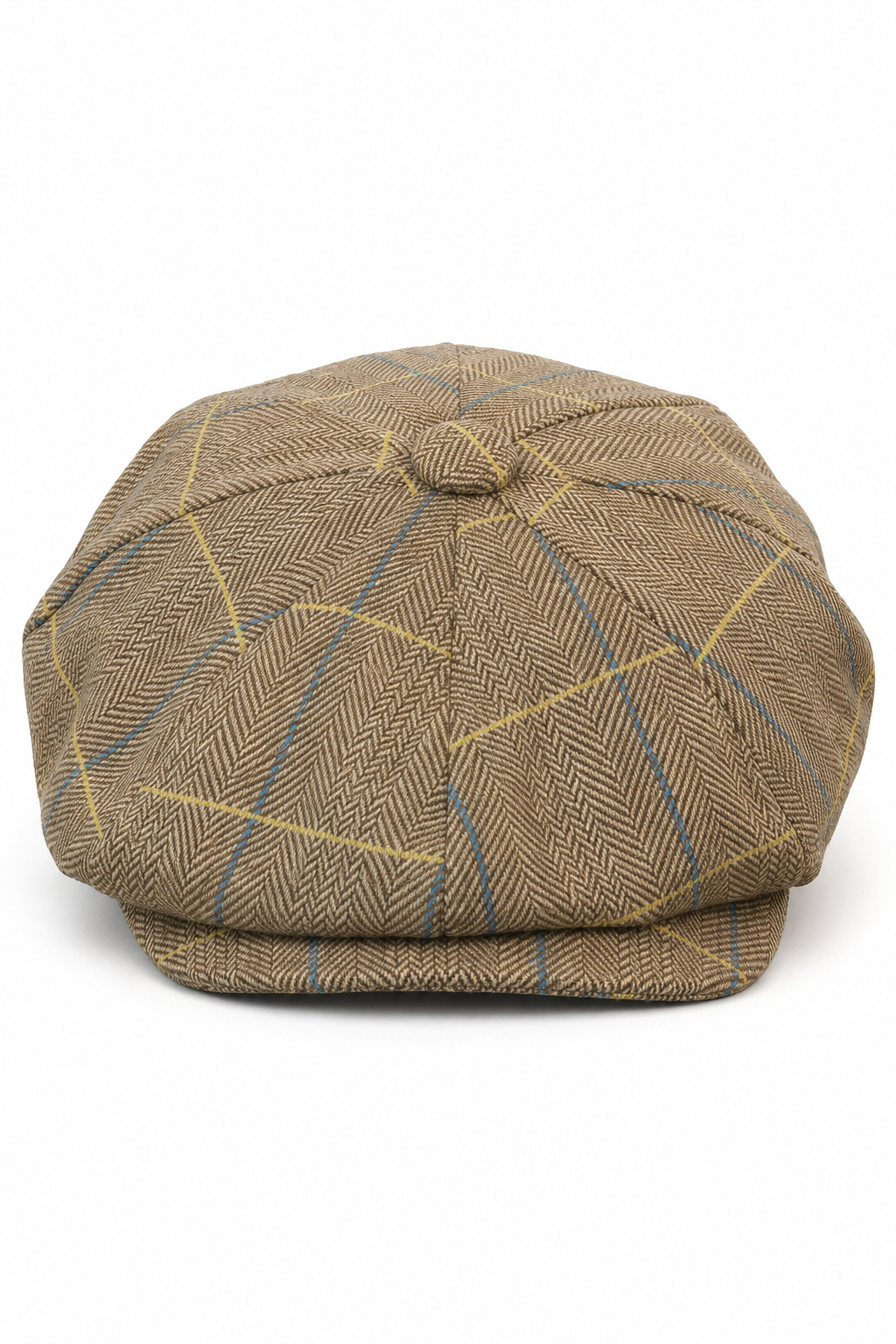 Peaky Blinders pet met tweed ruitjesmotief voor heren