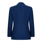 Boys 3 Piece Wool Suit Blue Tweed Vintage 1920s Classic 4 Pocket Waistcoat