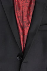 Paul Andrew Parker - Heren 3-delig zwart op maat gemaakt compleet pak Klassiek portier Rouwbegrafenis