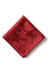 Paisley hals rode stropdas cadeauset pochet manchetknopen stropdas bloemen satijn