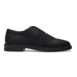 Pedro - Heren Derby schoenen met vetersluiting, zwart suède, matte afwerking