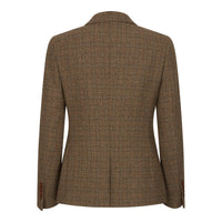 Ralph - Bruine Tweed Blazer voor Dames met Tailored Fit