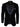 Cavani Rosa - Mens Soft Velvet Black Navy 1 Button Dinner Jacket Tuxedo Blazer Smart Casual Fit-Black