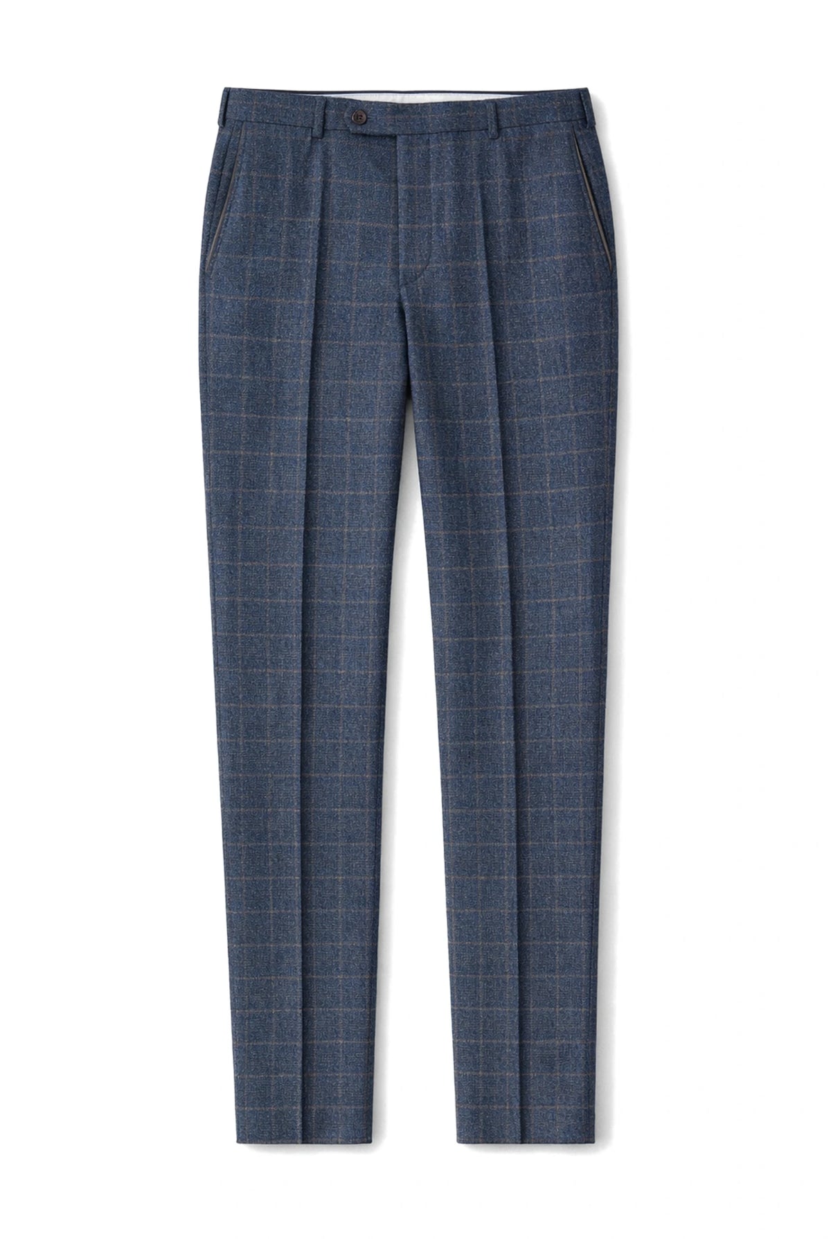 Scott - Heren Blauwe Tweed Geruite Broek1 Review
