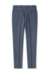 Scott - Heren Blauwe Tweed Geruite Broek1 Review