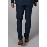 Scott - Men's Blue Tweed Checked Trousers1 Review