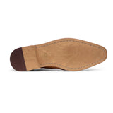 Mens Laced Brogues Shoes Classic Tailoring Tan Brown Vintage Formal Smart