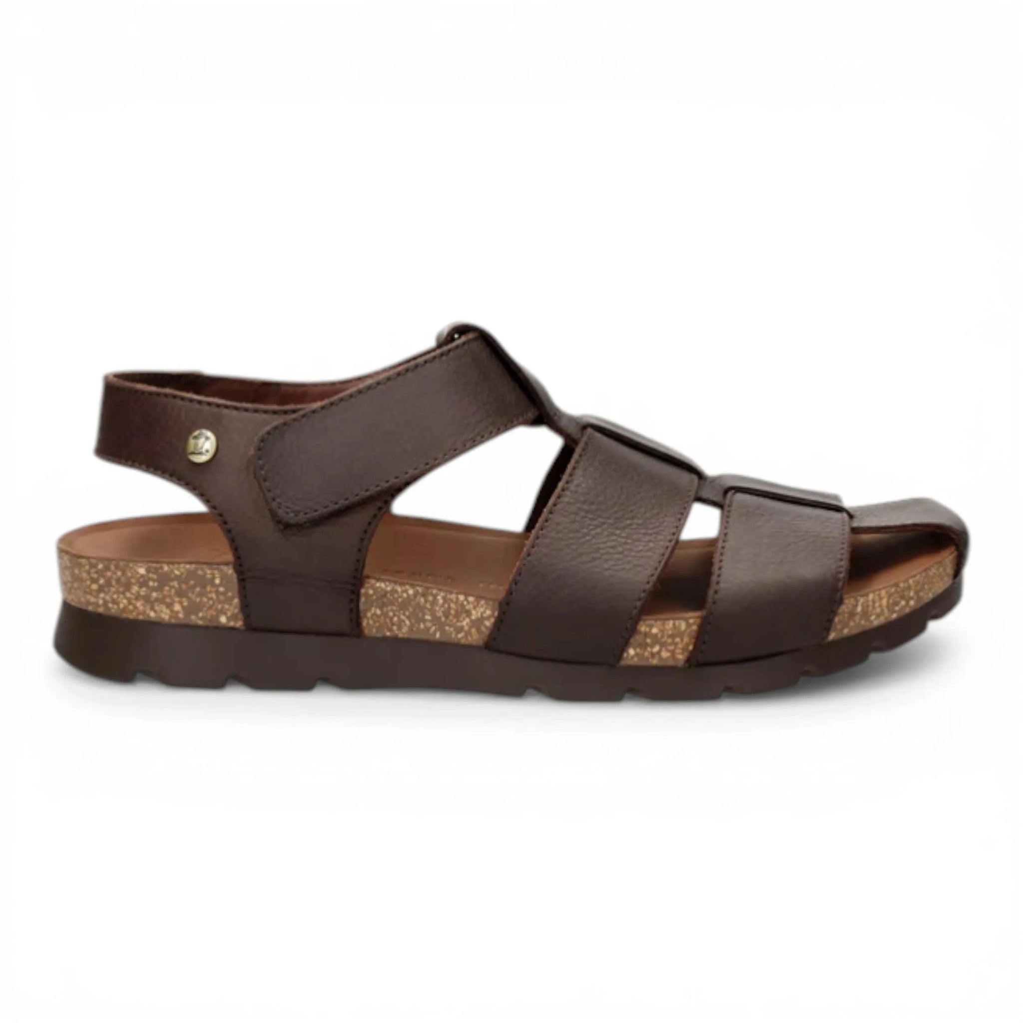 Stanley C1 - Waterdichte herensandalen van schorsbruin leer