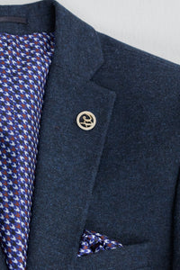 Marineblauw Peaky Blinders wollen pak voor heren