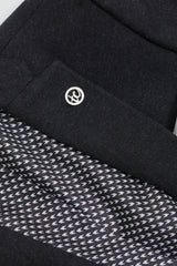 Heren zwart vintage pak uit de jaren 20