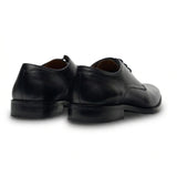 Taylor - Klassieke Derby-schoenen voor heren, zwart leer met vetersluiting