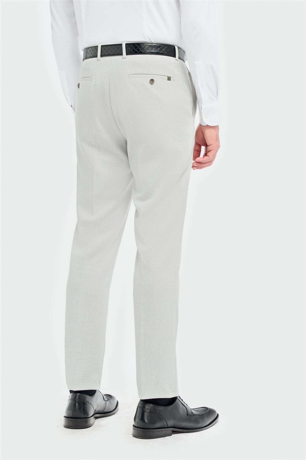 Tropez - Grijze formele broek voor heren