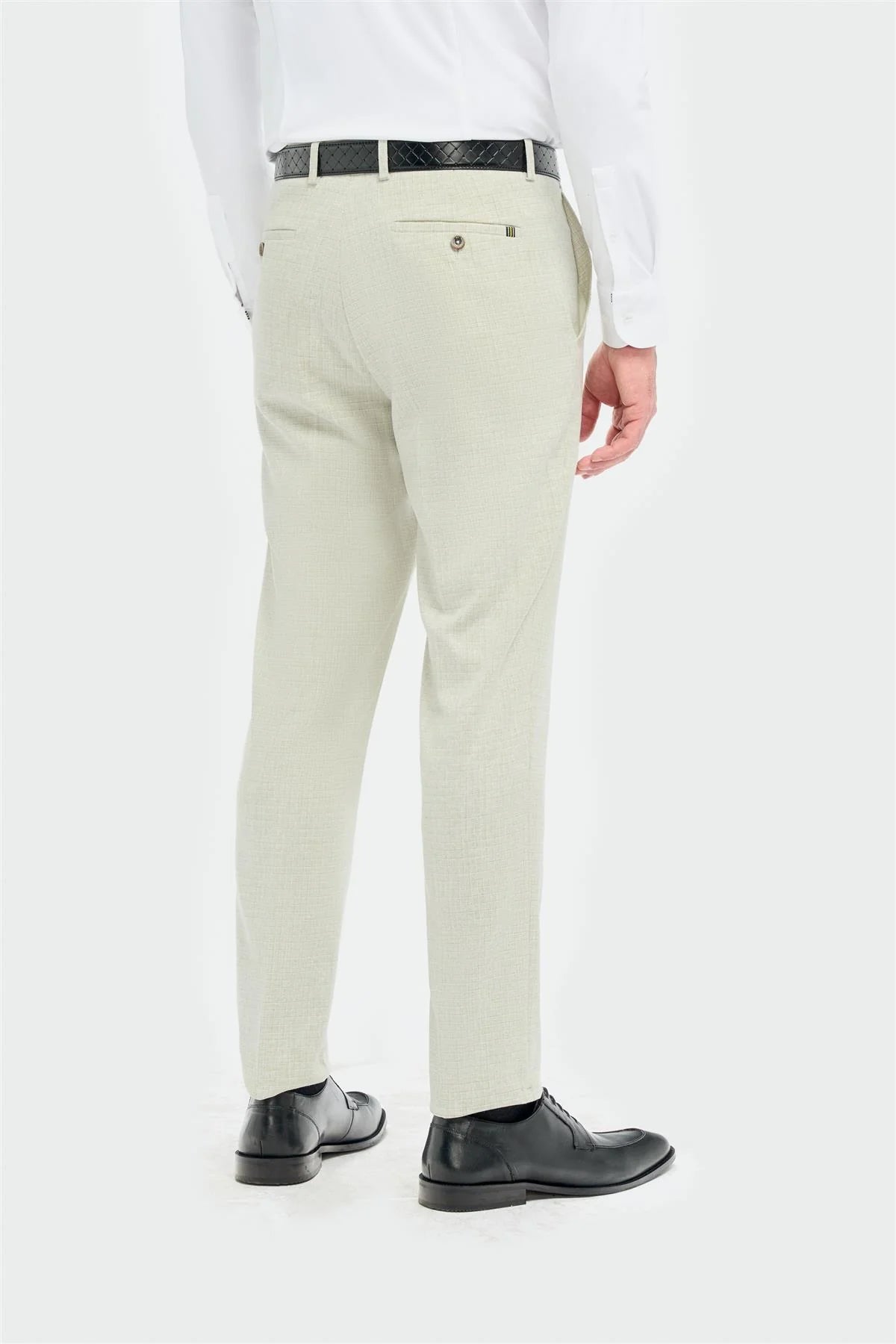 Tropez - Men's 3 Piece Sage Green Tailored Fit Suit